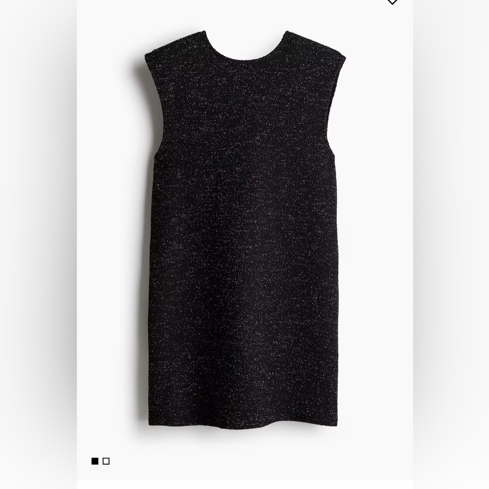 BRAND NEW W TAGS 🎉H&M Black Textured mini dress size XS